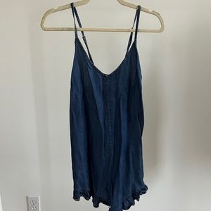 Denim Romper